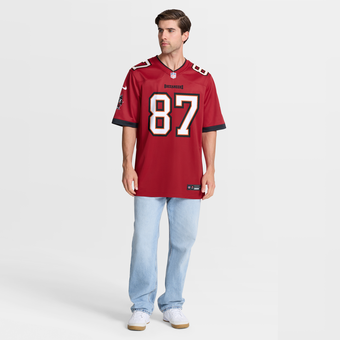 Tampa Bay Buccaneers Payne Durham Nike Red Game Jersey
