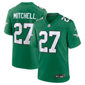 Philadelphia Eagles Quinyon Mitchell Nike Kelly Green Alternate Game Jersey