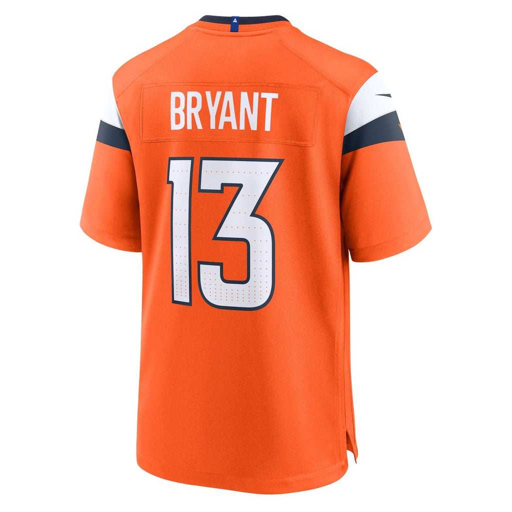 Denver Broncos Pat Bryant Nike Orange Team Game Jersey
