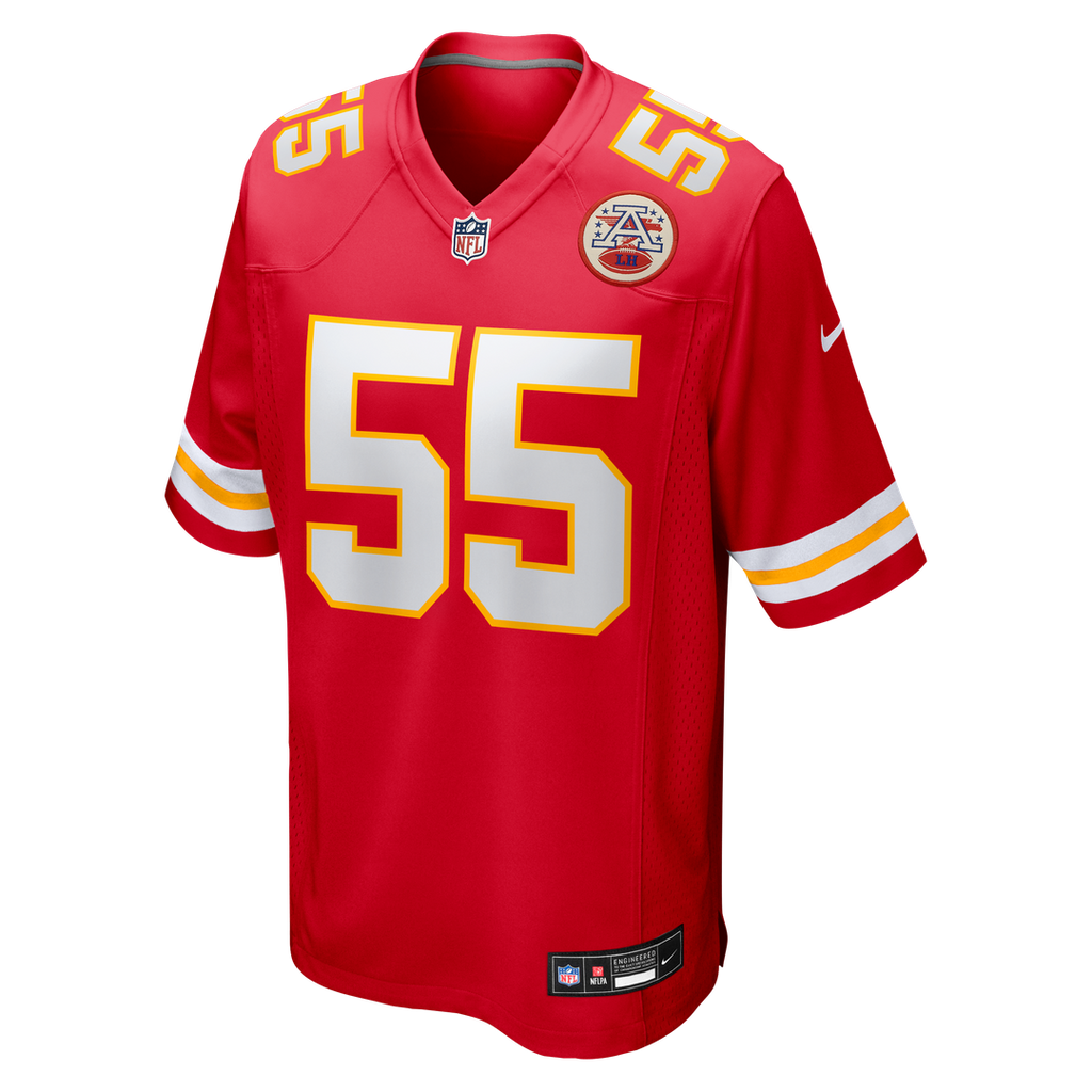Kansas City Chiefs Omarr Norman-Lott Nike Red Team Game Jersey