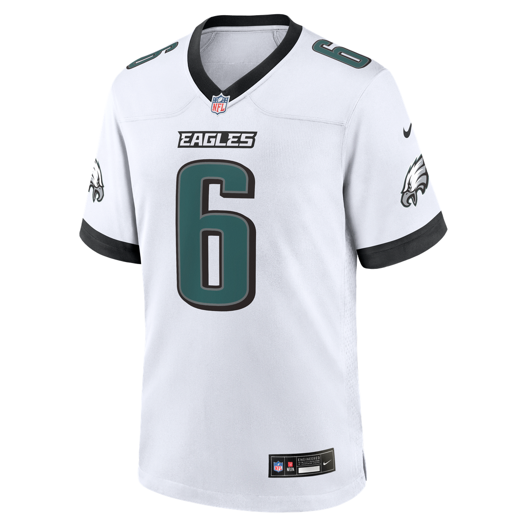 Philadelphia Eagles DeVonta Smith Nike Midnight Green Team Game Jersey