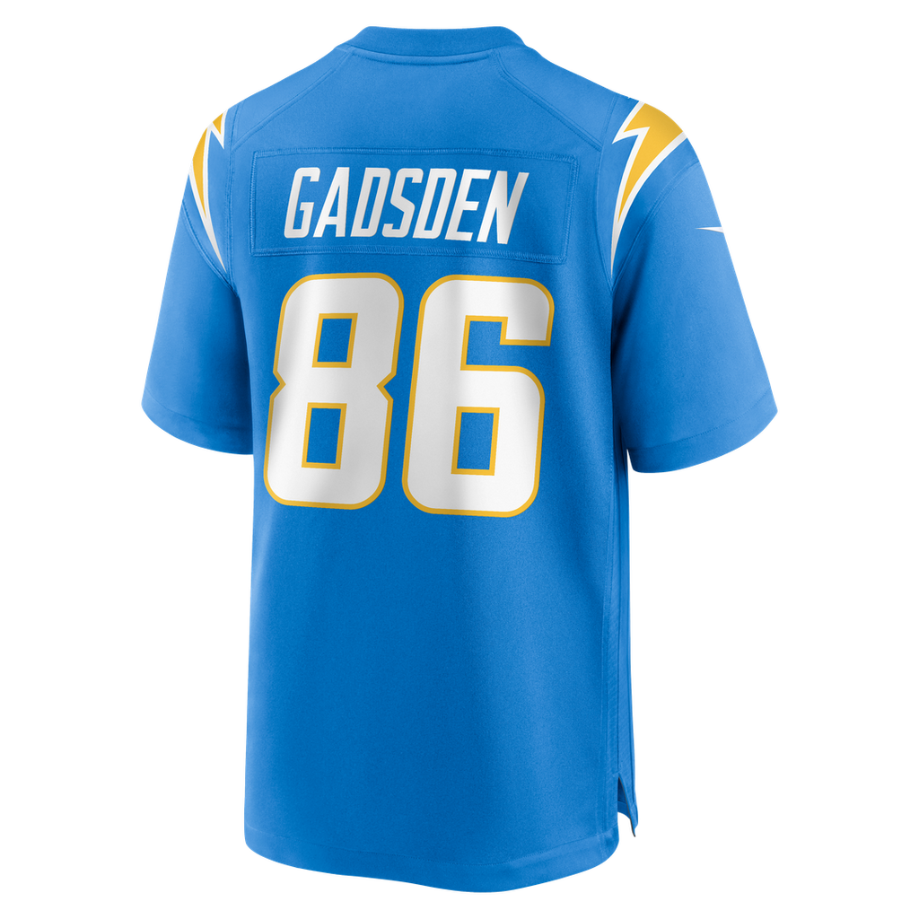 Los Angeles Chargers Oronde Gadsden Nike Powder Blue Team Game Jersey