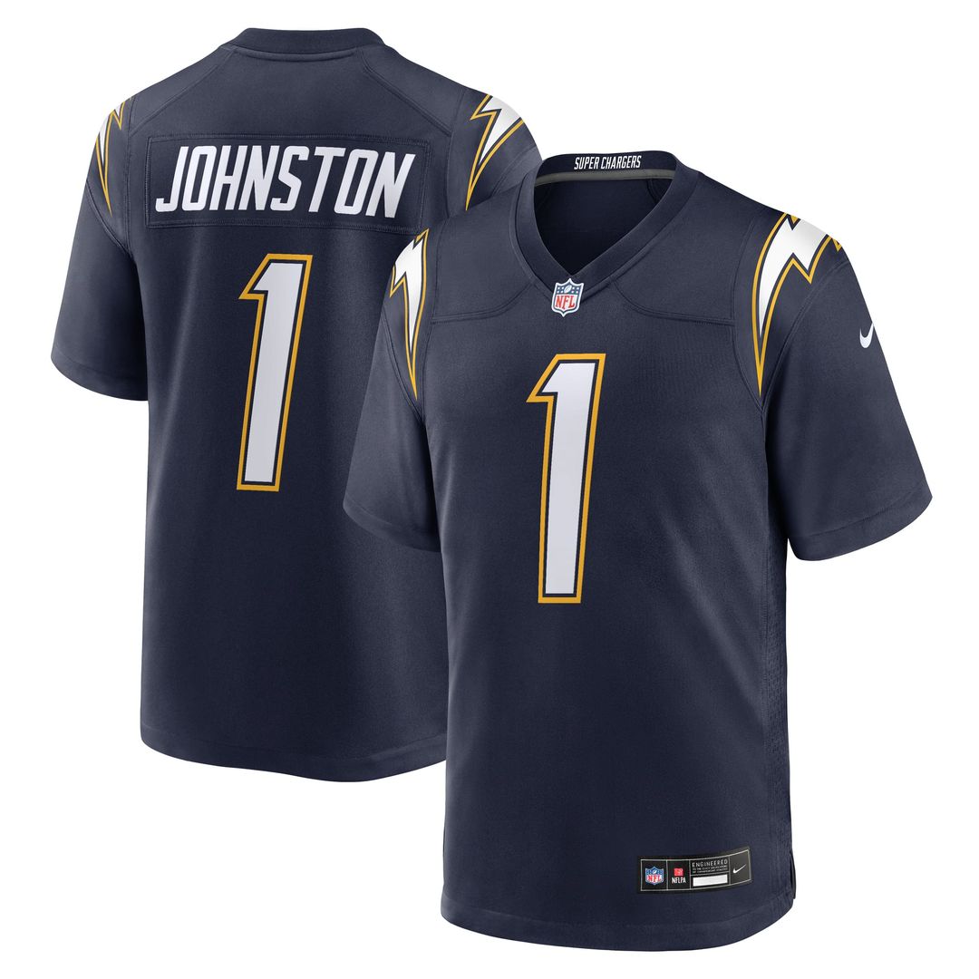 Los Angeles Chargers Quentin Johnston Nike Powder Blue Game Player Jersey
