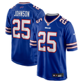 Buffalo Bills Ty Johnson Nike Royal Team Game Jersey
