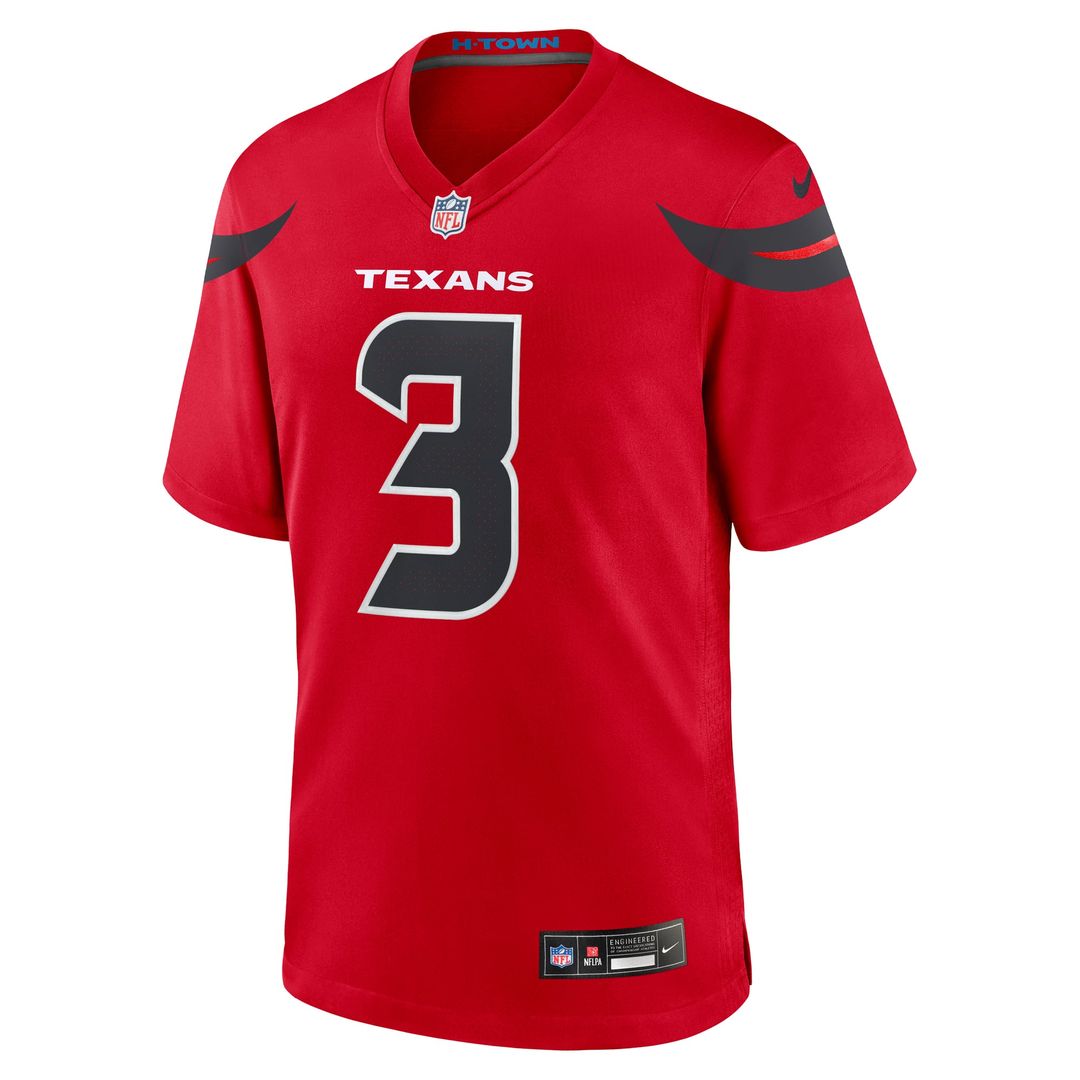 Houston Texans Tank Dell Nike White Game Jersey