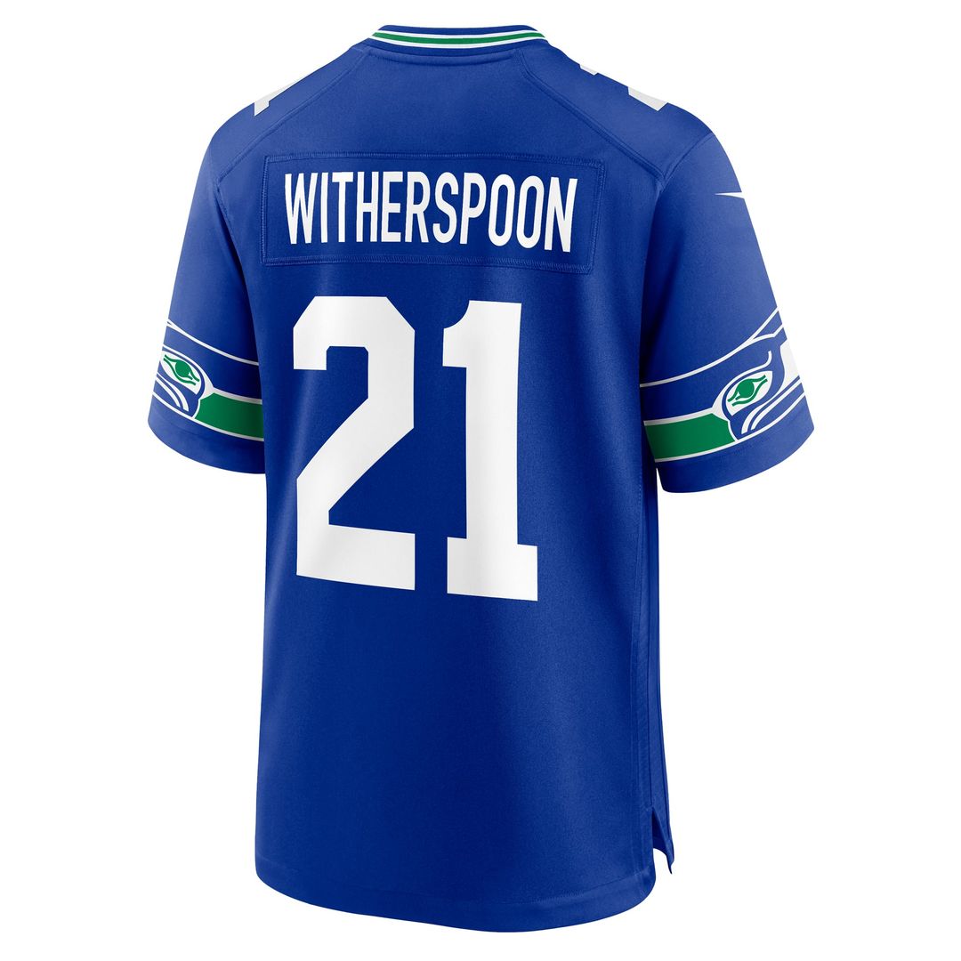 Seattle Seahawks Devon Witherspoon Nike White Game Jersey