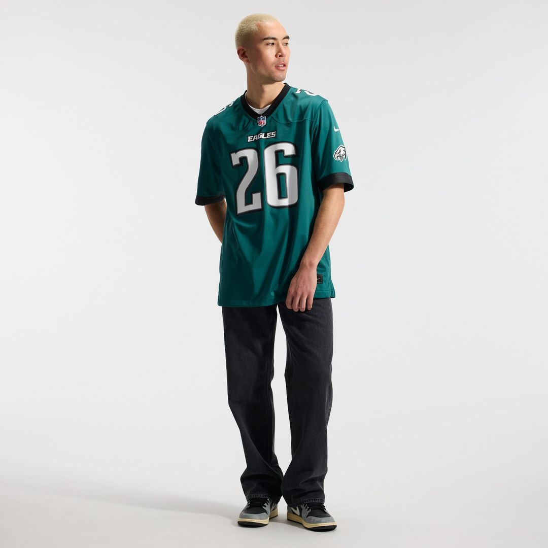 Philadelphia Eagles Saquon Barkley Nike Kelly Green Alternate Game Jersey