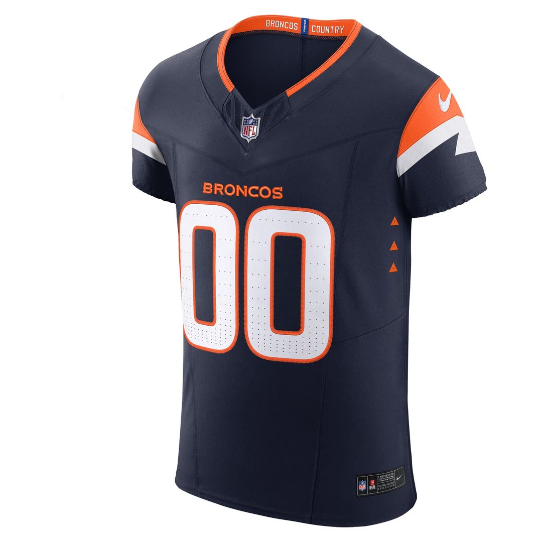 Denver Broncos Nike Orange Team Vapor F.U.S.E. Elite Custom Jersey