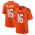 Cincinnati Bengals Joe Flacco Nike Orange Alternate Game Jersey