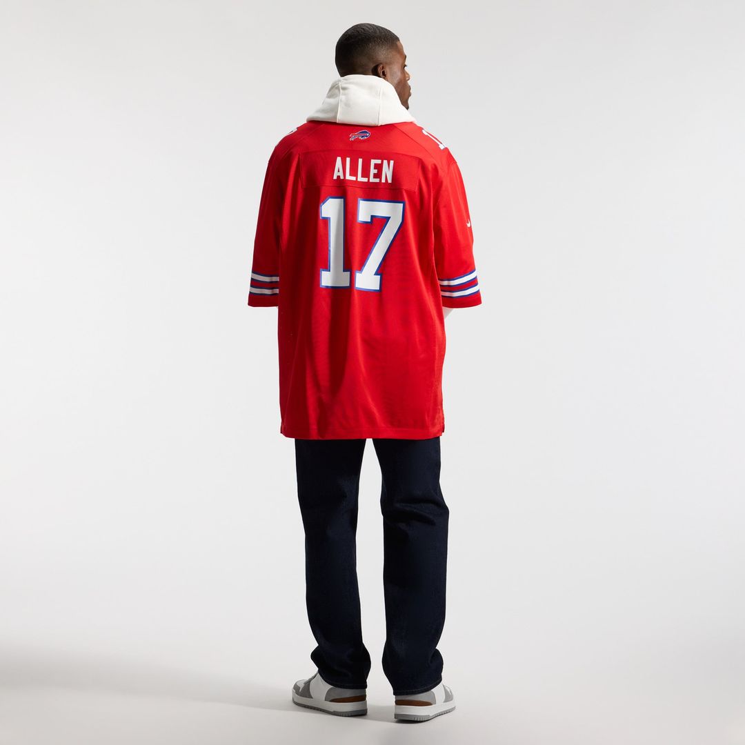Buffalo Bills Josh Allen Nike White White Game Player Jersey