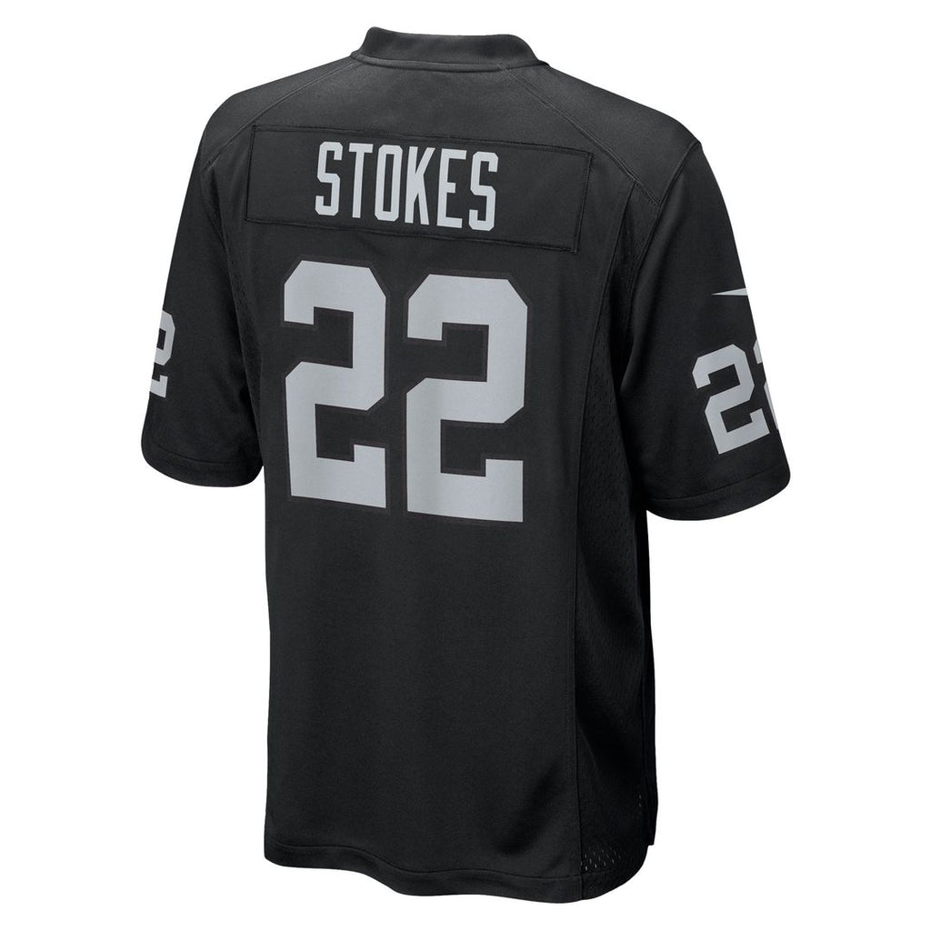Las Vegas Raiders Eric Stokes Nike Black Team Game Jersey