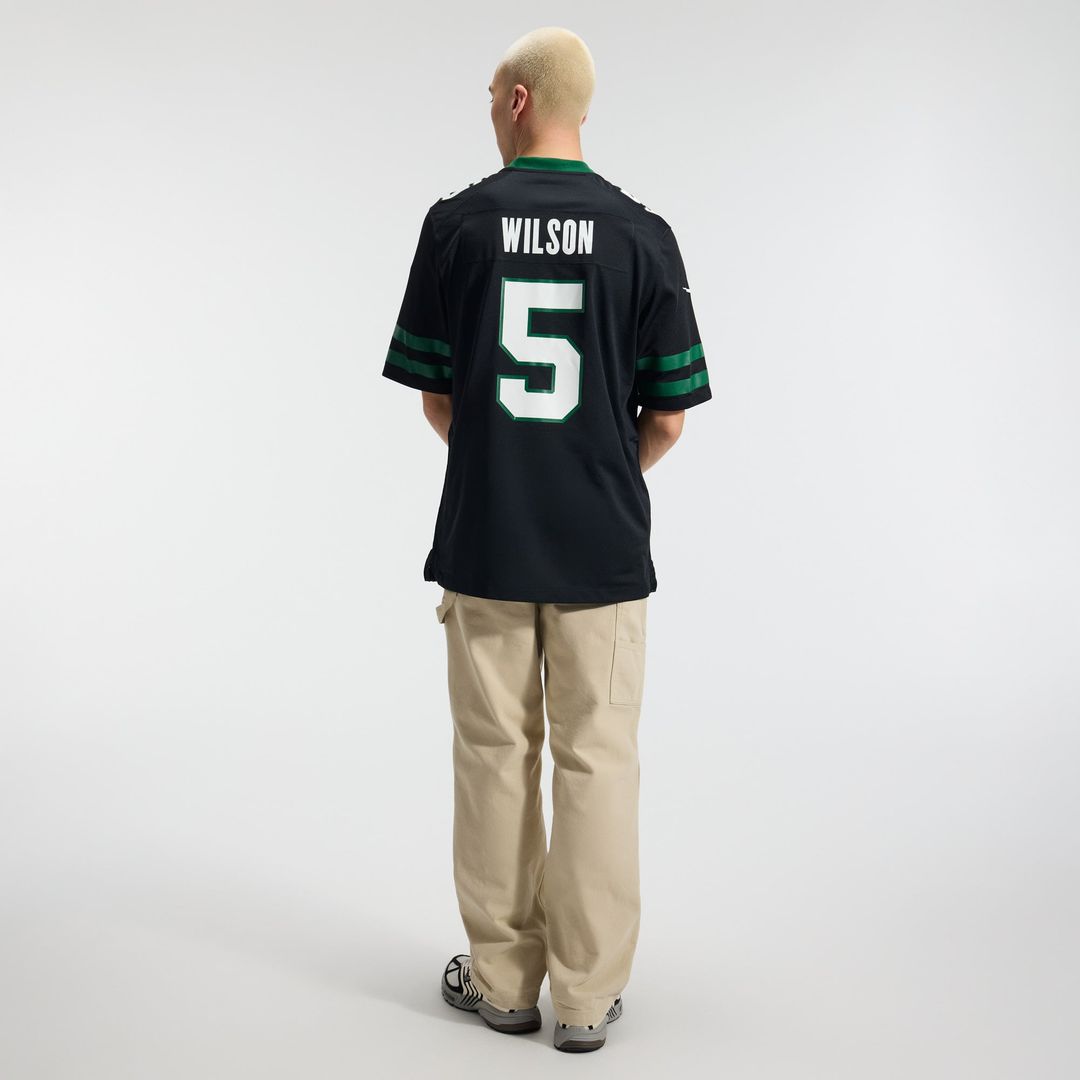New York Jets Garrett Wilson Nike Legacy White Game Jersey