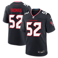 Houston Texans Xavier Thomas Nike Navy Team Game Jersey