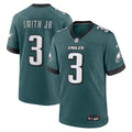 Philadelphia Eagles Nolan Smith Jr. Nike Midnight Green Team Game Jersey