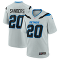 Detroit Lions Barry Sanders Nike Silver 2026 Rivalries Collection Game Jersey