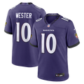 Baltimore Ravens LaJohntay Wester Nike Purple Team Game Jersey