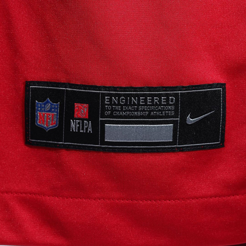 San Francisco 49ers Jake Tonges Nike Scarlet Team Game Jersey