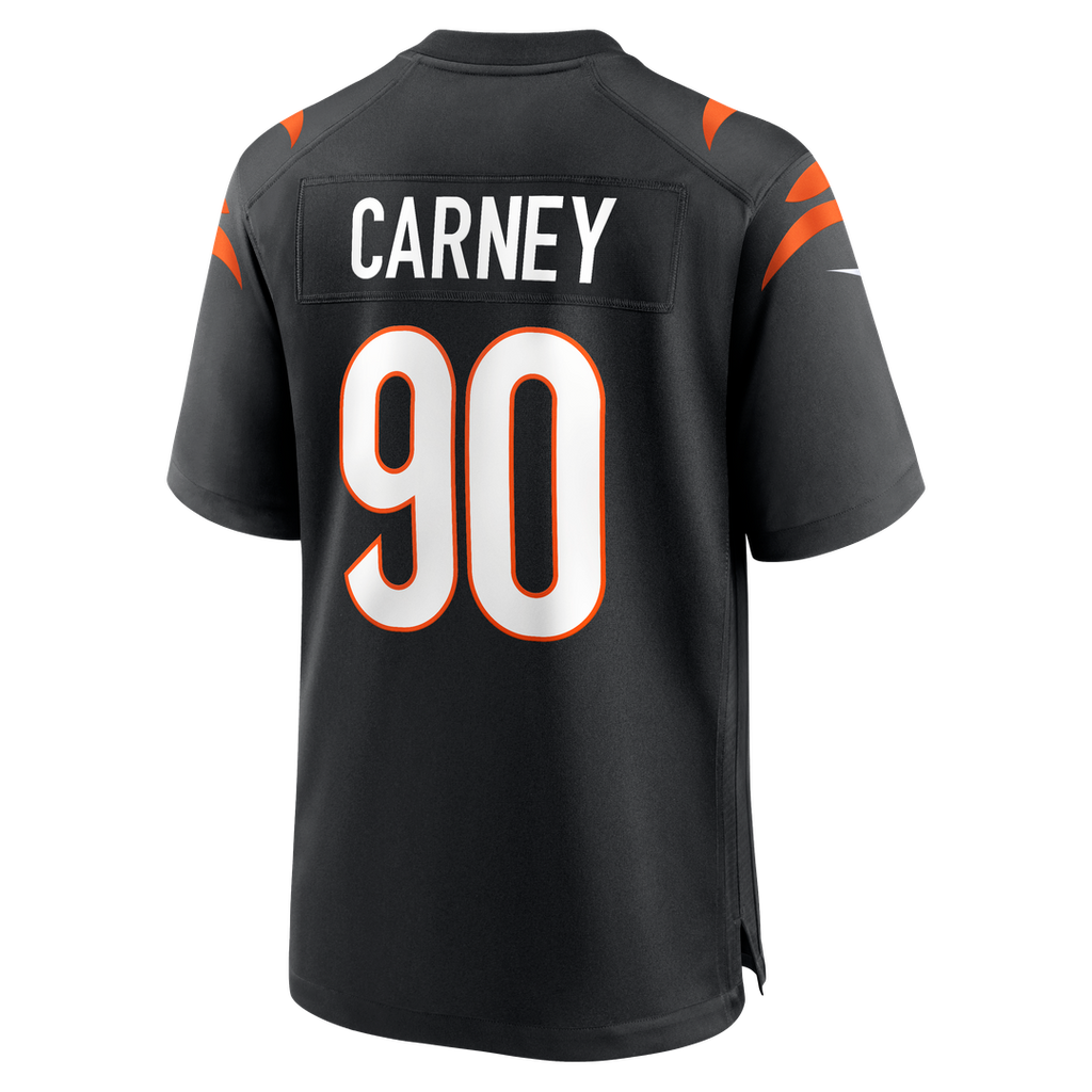 Cincinnati Bengals Owen Carney Nike Black Home Game Player Jersey