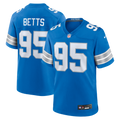Detroit Lions Mathieu Betts Nike Blue Game Jersey