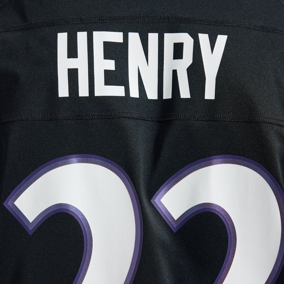 Baltimore Ravens Derrick Henry Nike Black Alternate Game Jersey
