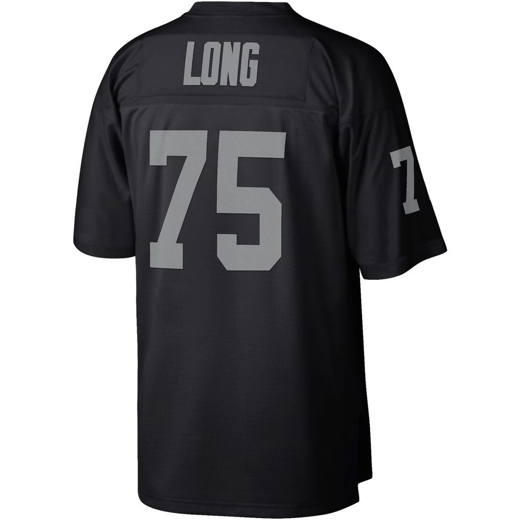 Las Vegas Raiders Howie Long Mitchell & Ness Black Legacy Replica Jersey