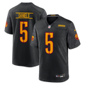 Washington Commanders Jayden Daniels Nike Black Alternate Game Player Jersey