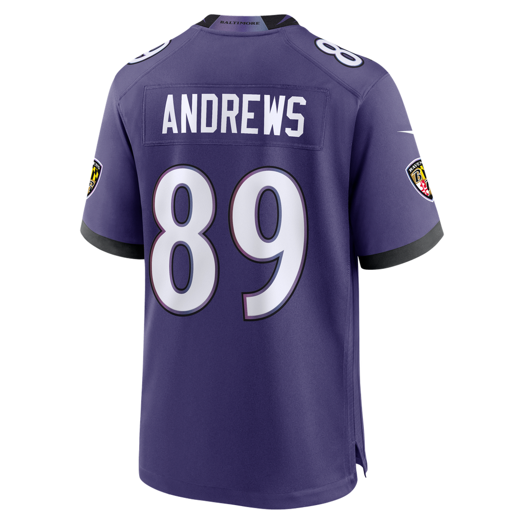 Baltimore Ravens Mark Andrews Nike Black Alternate Game Jersey