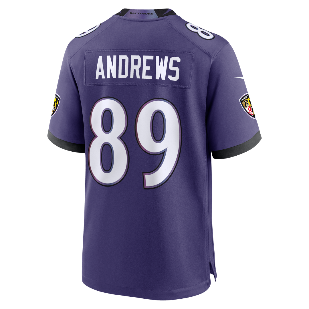 Baltimore Ravens Mark Andrews Nike Black Alternate Game Jersey