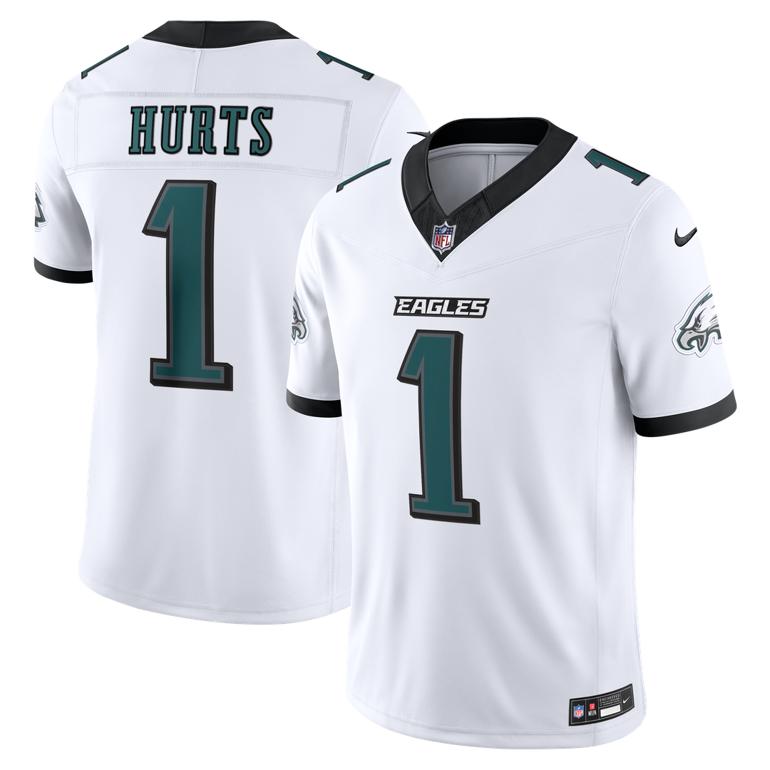 Philadelphia Eagles Jalen Hurts Nike White Vapor F.U.S.E. Stitched Limited Jersey