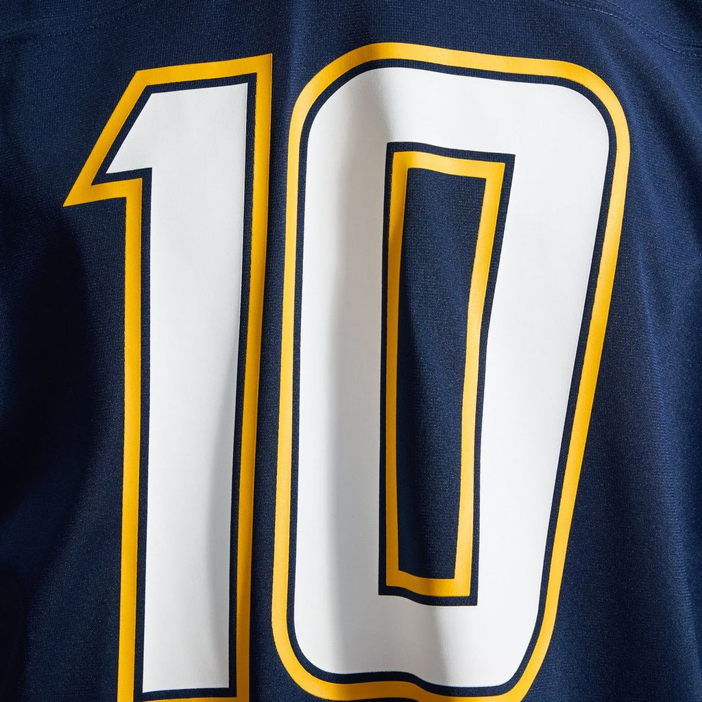 Los Angeles Chargers Justin Herbert Nike Gold Alternate Charger Power Game Player Jersey