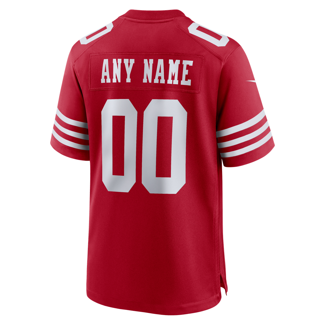 San Francisco 49ers Nike White Game Custom Player Jersey