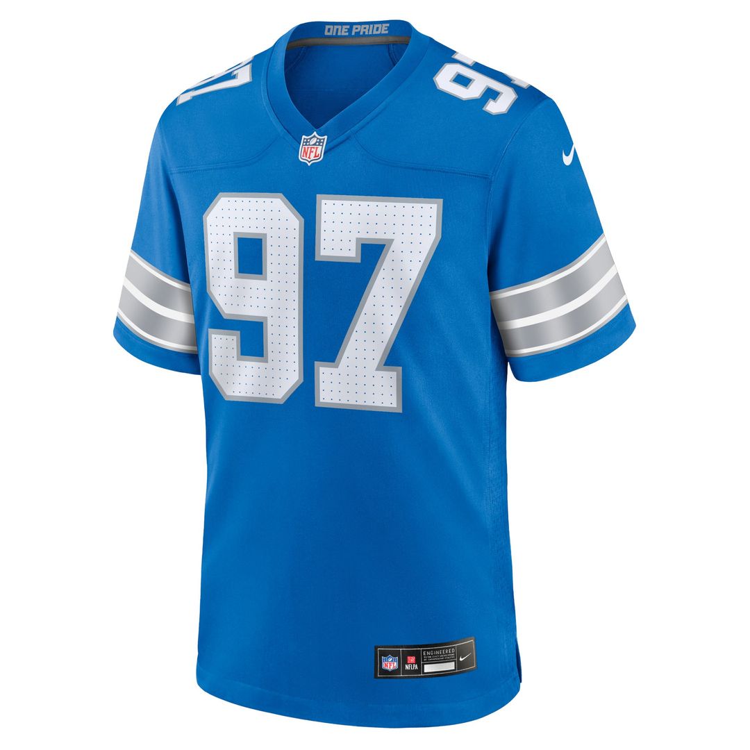 Detroit Lions Aidan Hutchinson Nike White Game Jersey