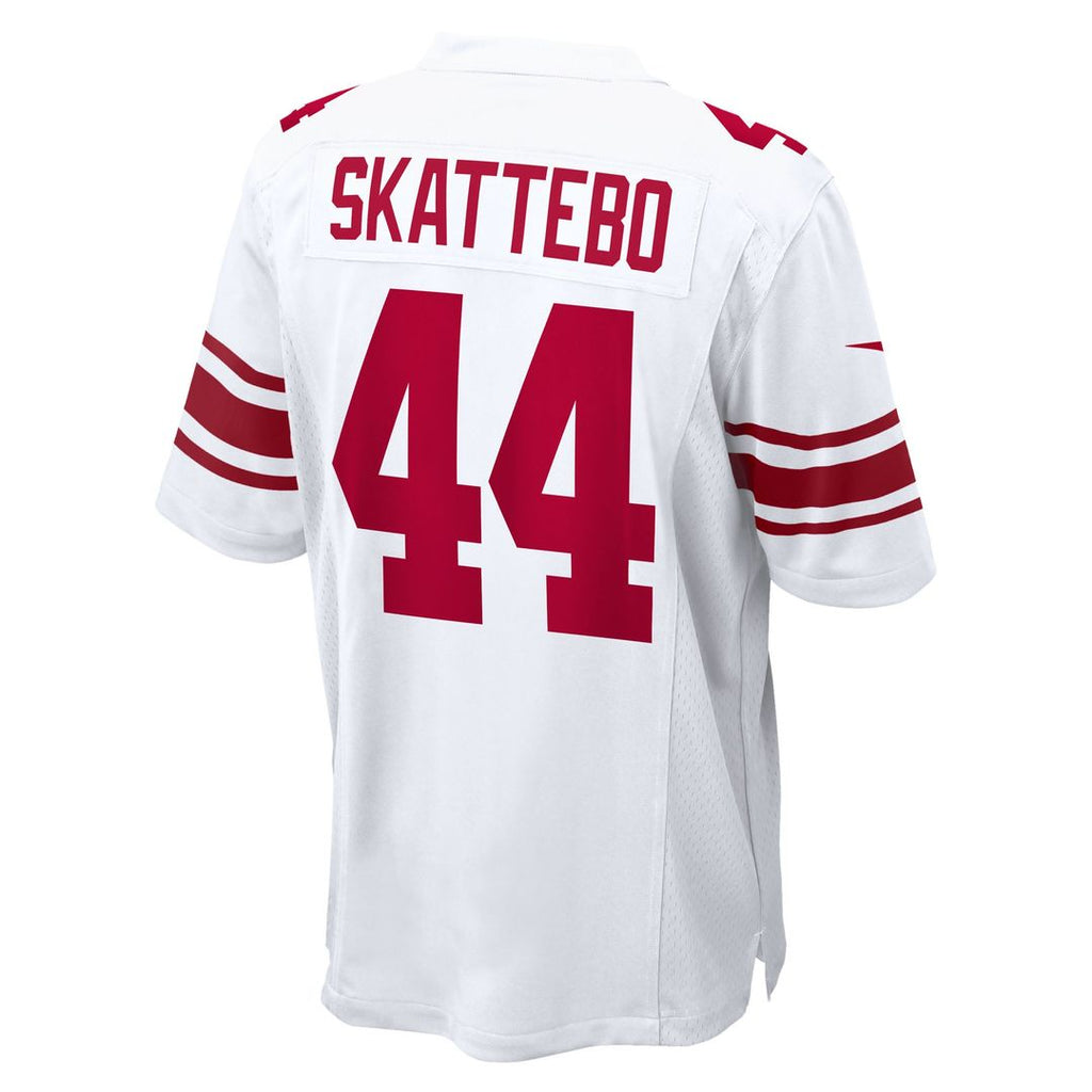 New York Giants Cam Skattebo Nike White Game Jersey