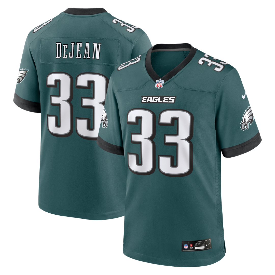 Philadelphia Eagles Cooper DeJean Nike Black Alternate Game Jersey