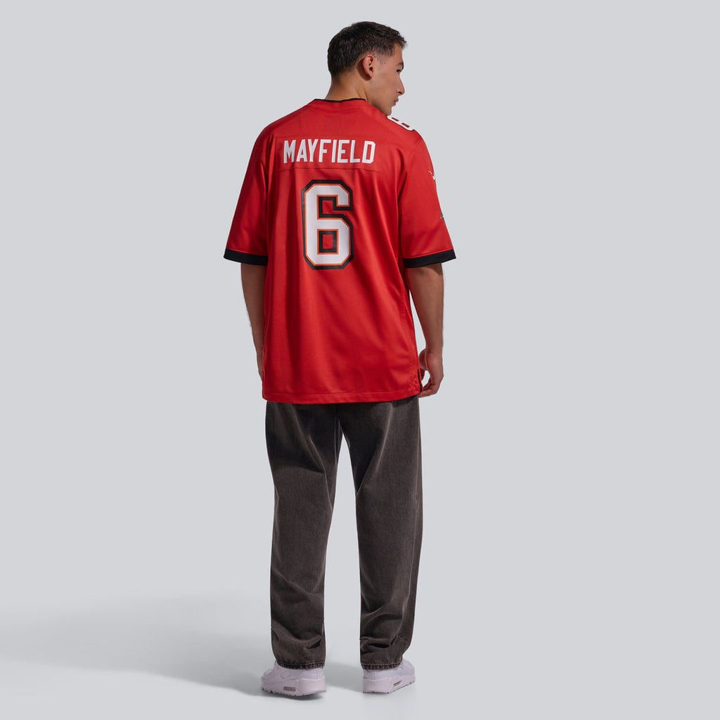 Tampa Bay Buccaneers Baker Mayfield Nike Pewter Alternate Game Player Jersey