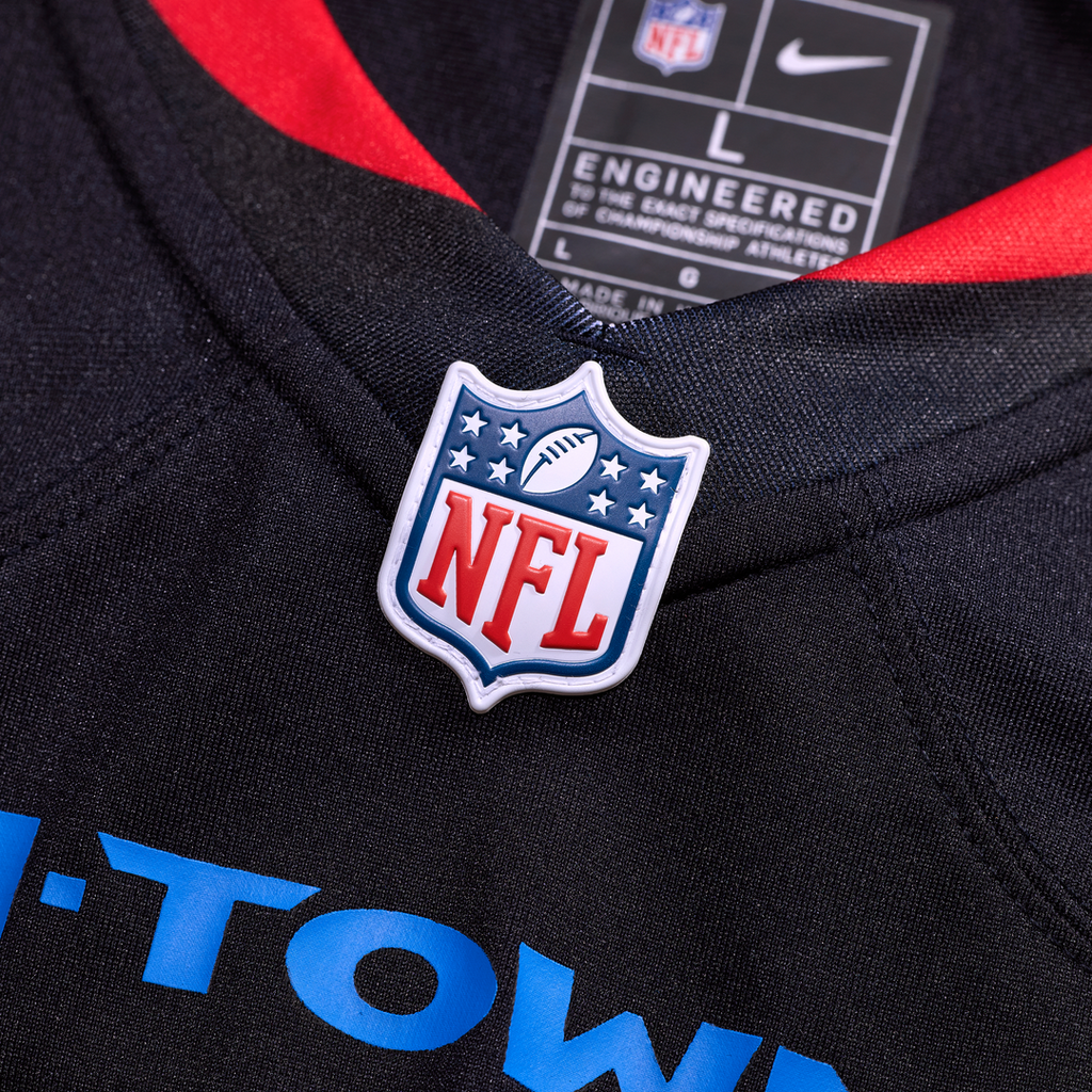 Houston Texans Azeez Al-Shaair Nike Navy Alternate Game Jersey