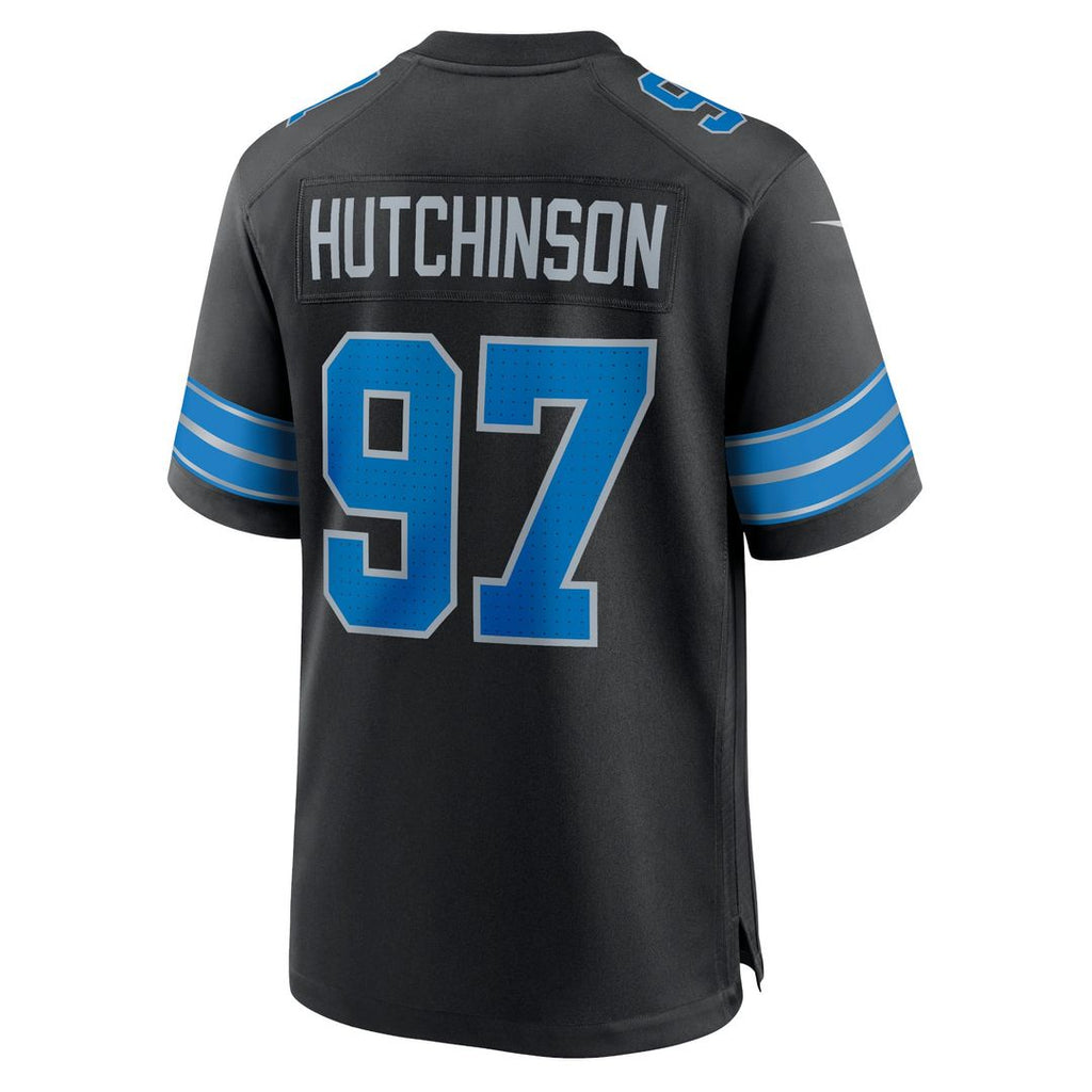 Detroit Lions Aidan Hutchinson Nike Blue Game Jersey