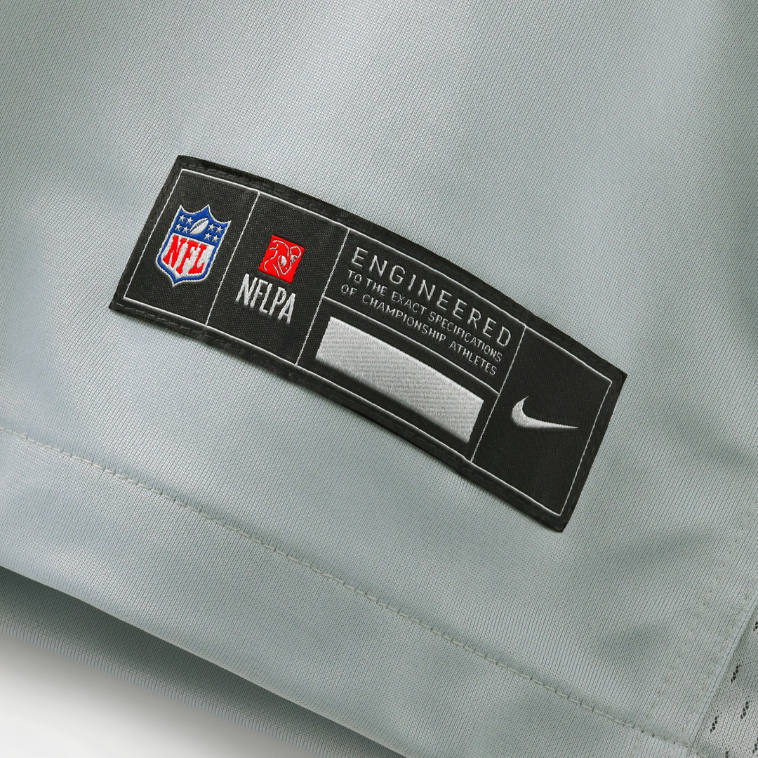 Detroit Lions Aidan Hutchinson Nike Silver 2026 Rivalries Collection Game Jersey