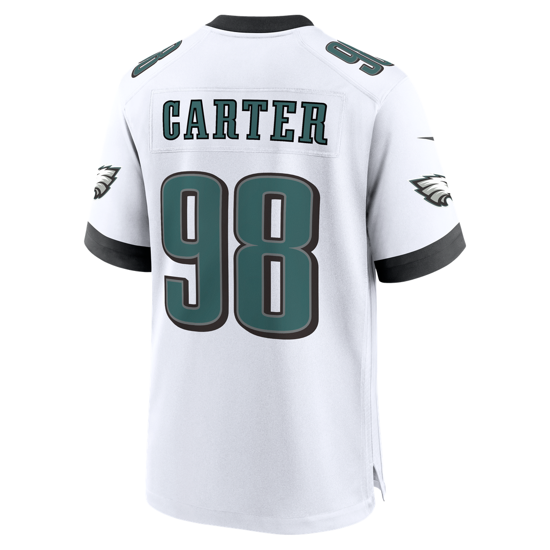 Philadelphia Eagles Jalen Carter Nike Midnight Green Team Game Jersey