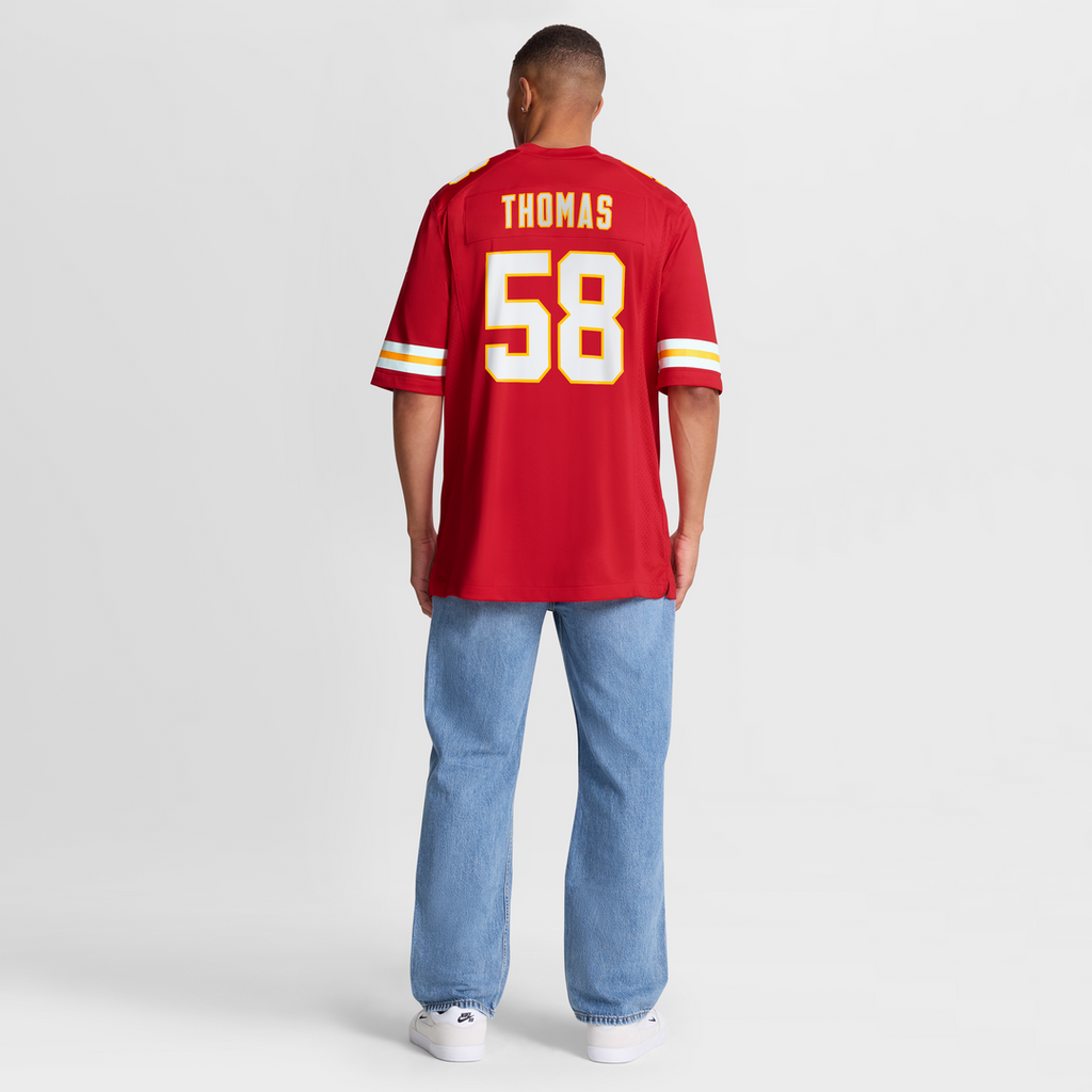 Kansas City Chiefs Derrick Thomas Nike White Retired Player Game Jersey