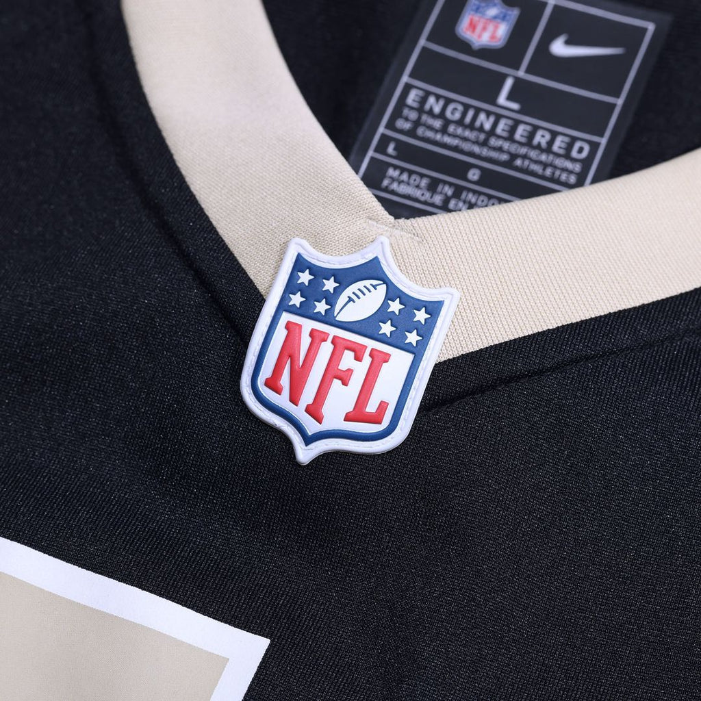 New Orleans Saints Nathan Shepherd Nike Black Game Jersey