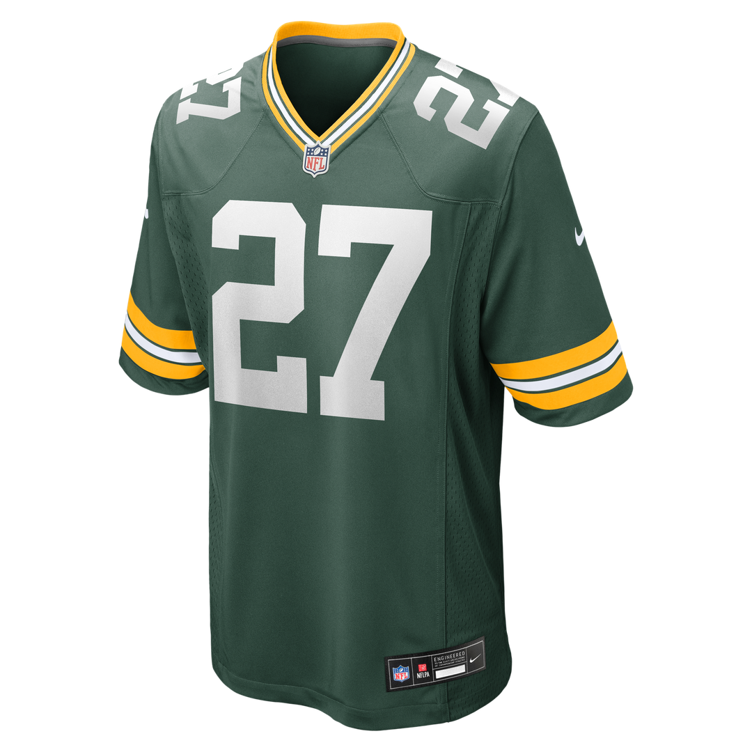 Green Bay Packers Kitan Oladapo Nike Green Game Jersey