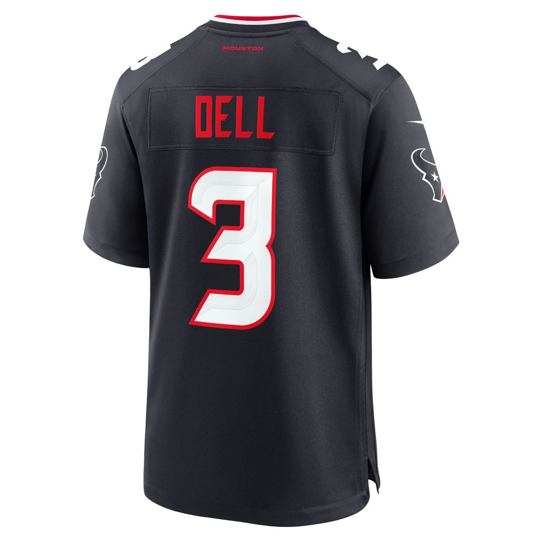 Houston Texans Tank Dell Nike White Game Jersey