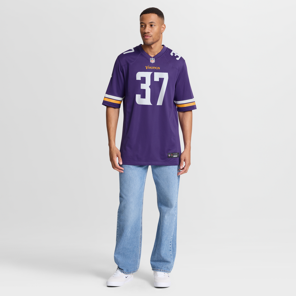 Minnesota Vikings Tavierre Thomas Nike Purple Team Game Jersey