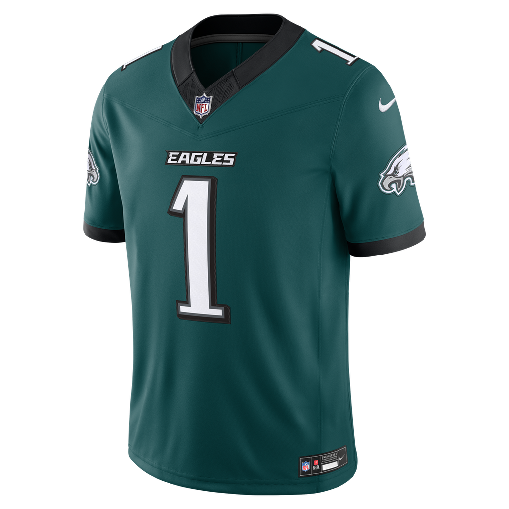 Philadelphia Eagles Jalen Hurts Nike Black Alternate Vapor F.U.S.E. Stitched Limited Jersey