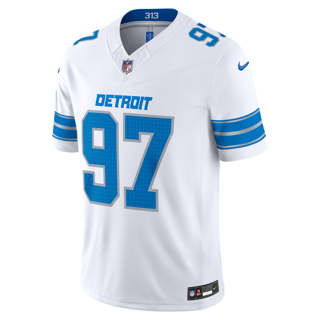 Detroit Lions Aidan Hutchinson Nike Black Alternate Vapor F.U.S.E. Stitched Limited Jersey