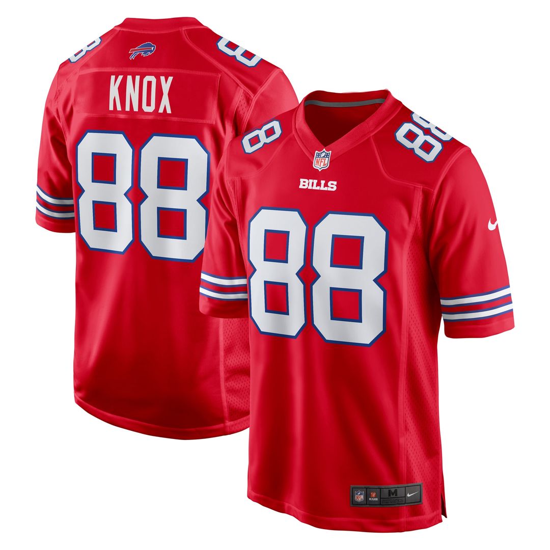 Buffalo Bills Dawson Knox Nike Gray Nickel City Game Jersey