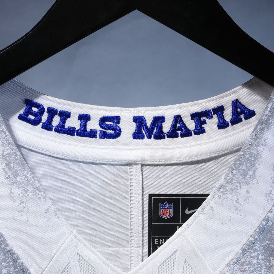 Buffalo Bills James Cook III Nike White Rivalries Collection Stitched Limited Jersey