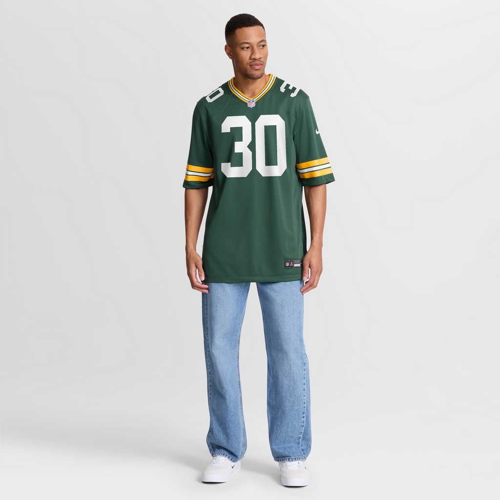 Green Bay Packers Chris Brooks Nike Green Team Game Jersey