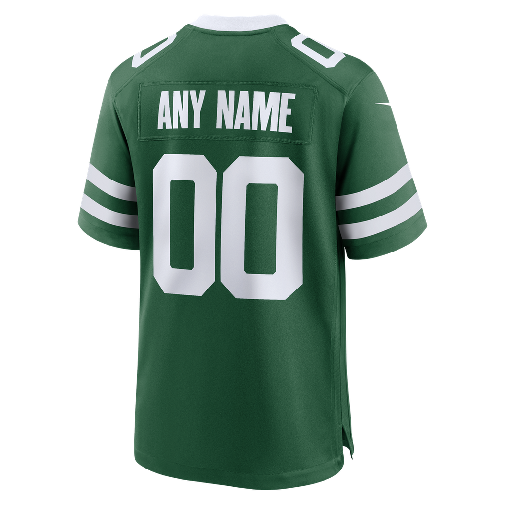 New York Jets Nike Legacy Green Custom Game Jersey
